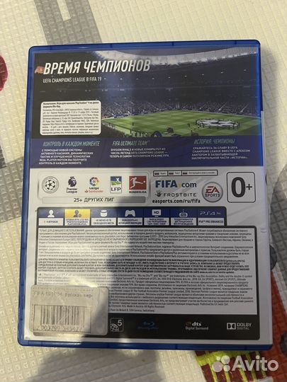Fifa 19 на ps4 диск