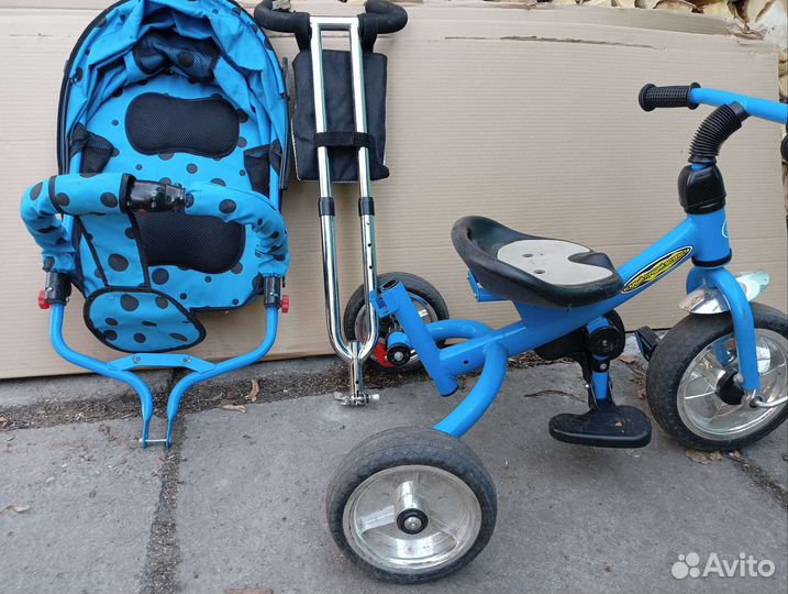 Детский трехколесный велосипед бу