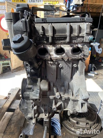 Двигатель 1.2 BZG Skoda Fabia 2 07-15г