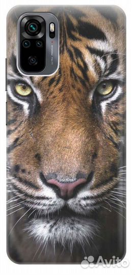 Чехол Тигр на xiaomi redmi note 10