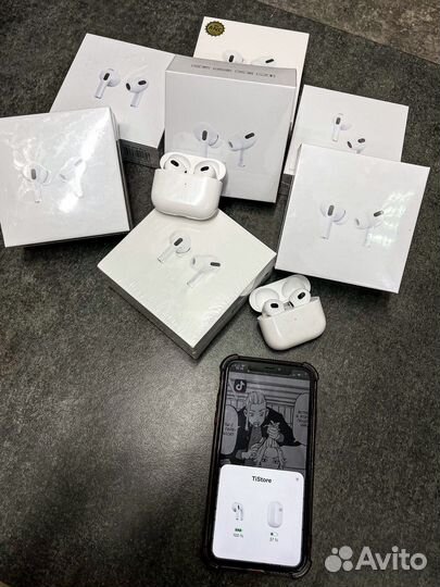 Наушники apple airpods 2/3 и pro/ pro2