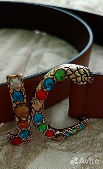 Ремень женский кожаный Just Cavalli 100 см