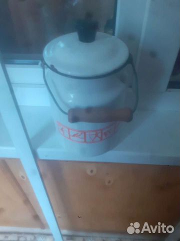 Бидон эмалированный СССР бочонок керамика