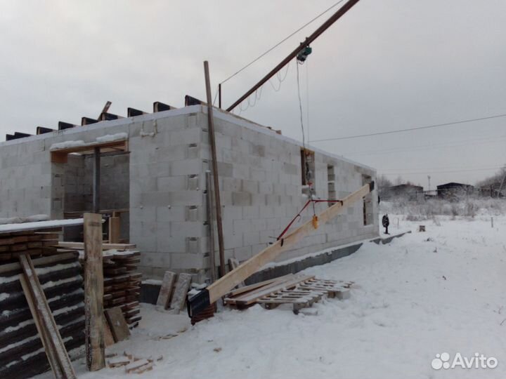 Кран строительный самодельный