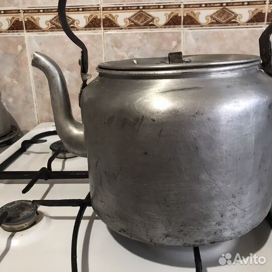 Чайник алюминиевый СССР 6литров