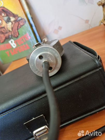 Тонометр и фонендоскоп СССР с кож.кейсом