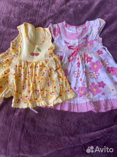 Пакет вещей на девочку на 1-2 года