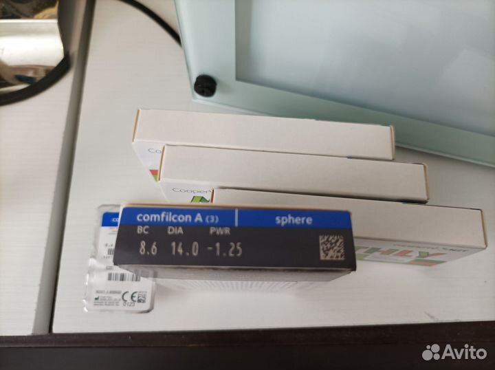 Линзы контактные CooperVision -1,25 на год