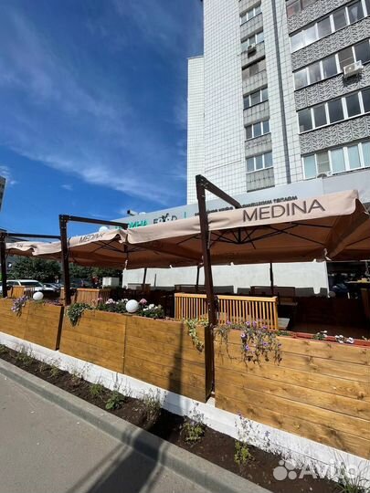 Боковые уличные зонты. Зонты от солнца 3х3, 4х4