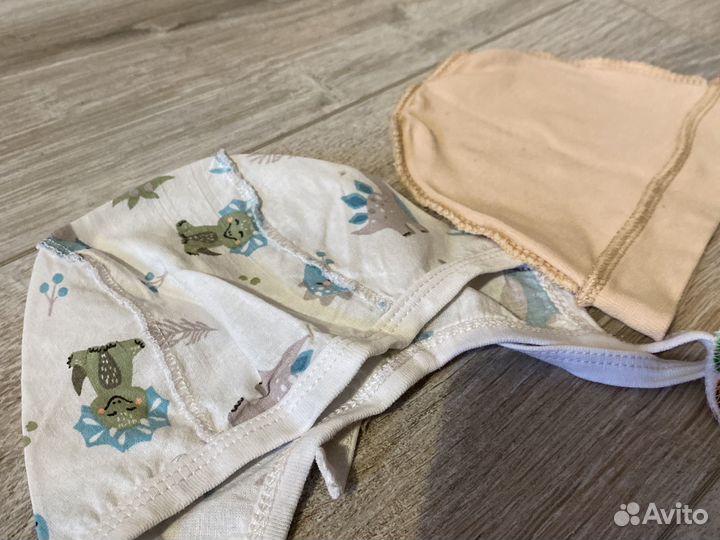 Шапочки для новорожденных