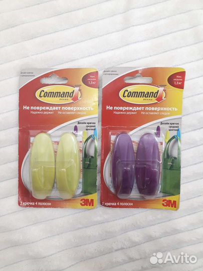 Крючки command новые легкоудаляемые