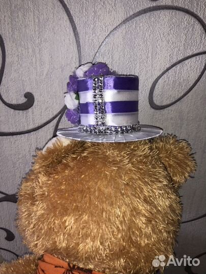 Шляпка на ободке, ручная работа