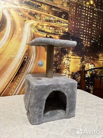 Домик для кошки с когтеточкой