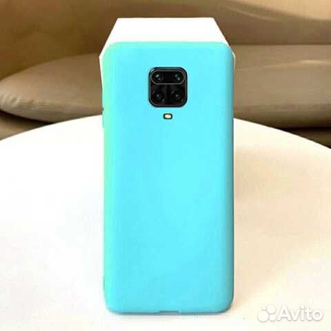 Чехол Soft Touch для Xiaomi Poco M2 Pro бирюзовый