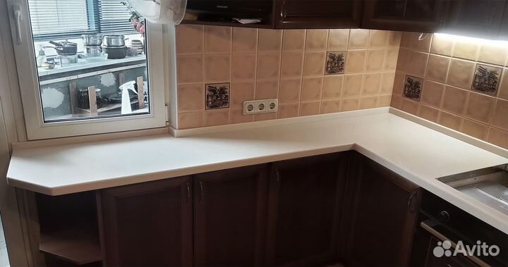 Столешница из акрилового камня мойка Omoikiri м2