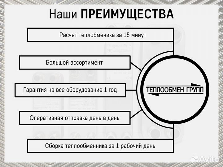 Теплообменник пластинчатый разборный (майнинг)