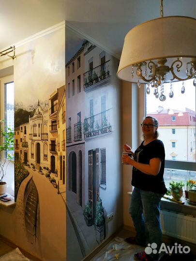 Художественная роспись стен и мебели