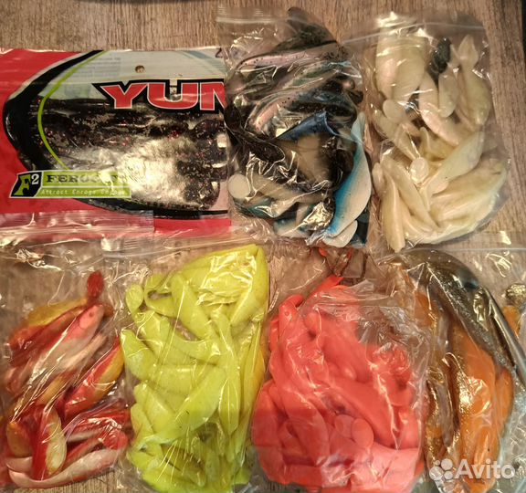 Силиконовые рыболовные приманки