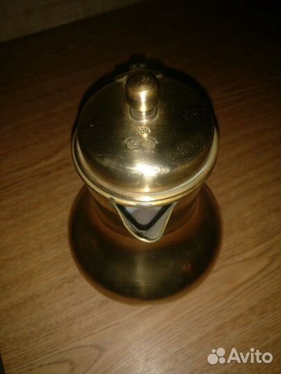 Кофейник латунный Кольчугино редкий