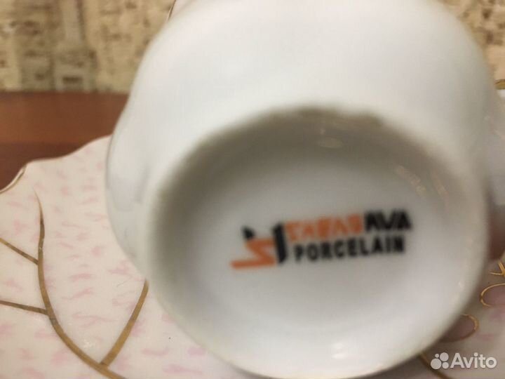 Кофейный сервиз фарфор новый