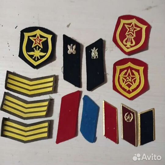 Погоны Кокарды знаки отличия СССР РФ мвд вмф