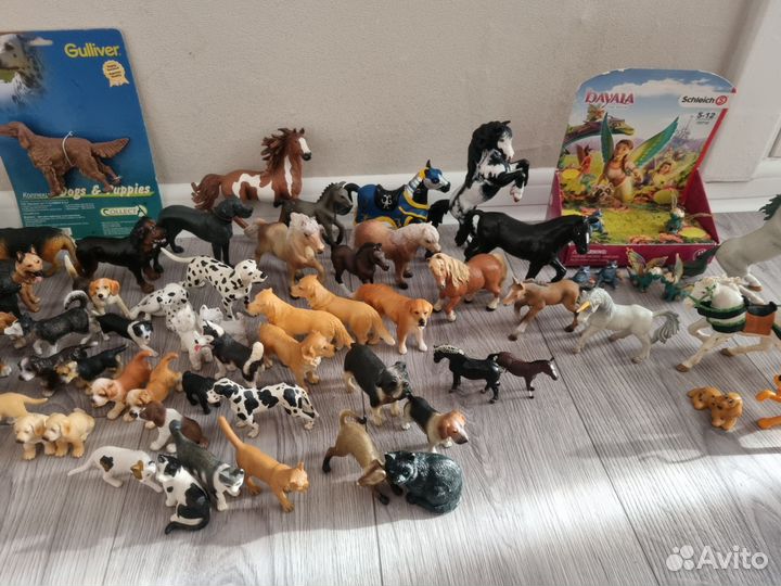 Фигурки животных schleich safari papo collecta