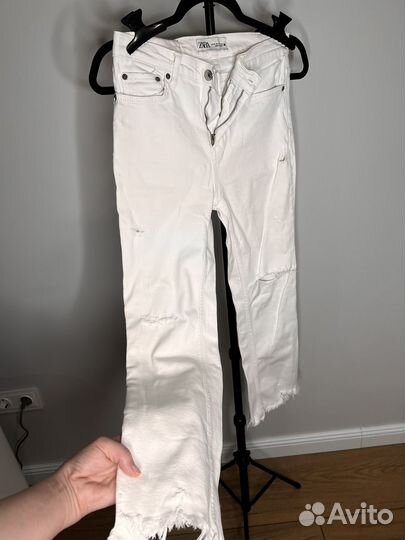 Джинсы кроппед Zara 38-40 размер
