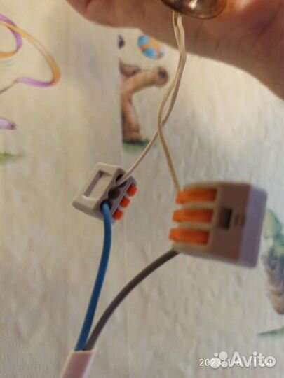 Светильник + контакты