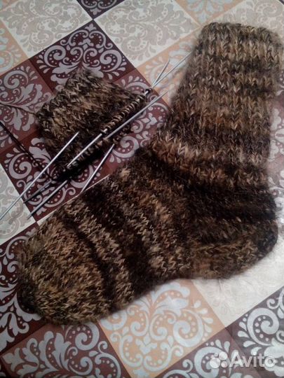 Пряжа натуральная- носки