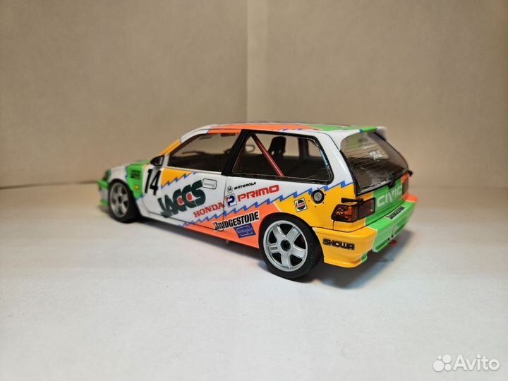 Сборная модель Honda Civic EF jaccs от Platz\NuNu