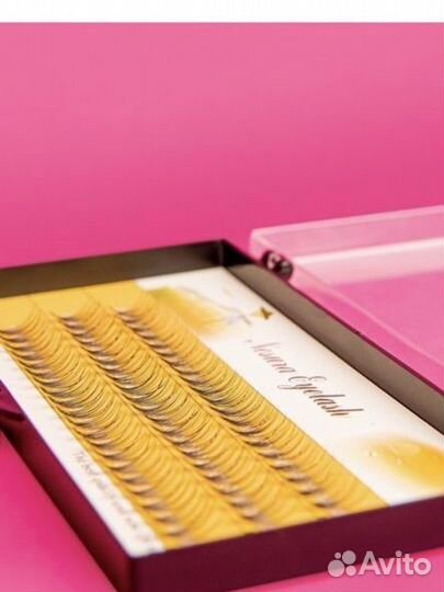 Накладные ресницы пучки