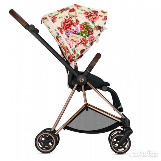 Коляска Cybex Mios. Blossom Light на раме Rose