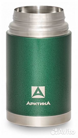 Термос Арктика 306-600А, широк.горло, 0,6л зеленый