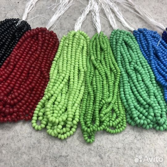 Винтажный чешский бисер