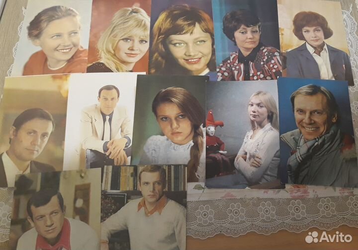 Открытки с фотографиями актёров СССР