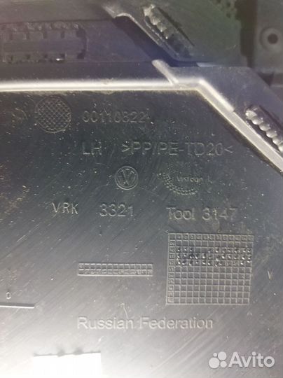 Обшивка двери задняя левая Volkswagen Polo Sed RUS