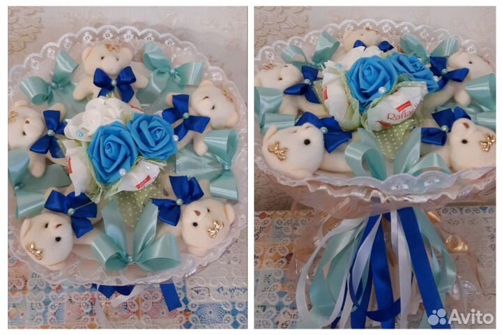 Букеты из игрушек ручной работы