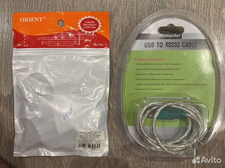 Кабель переходник USB to com rs232