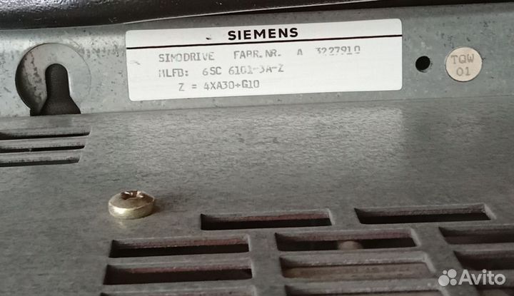 Сервопривод Siemens 6SC6101-3A-Z