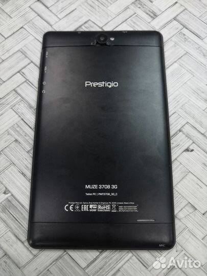 Планшет Prestigio Muze 3708, 8gb, Black