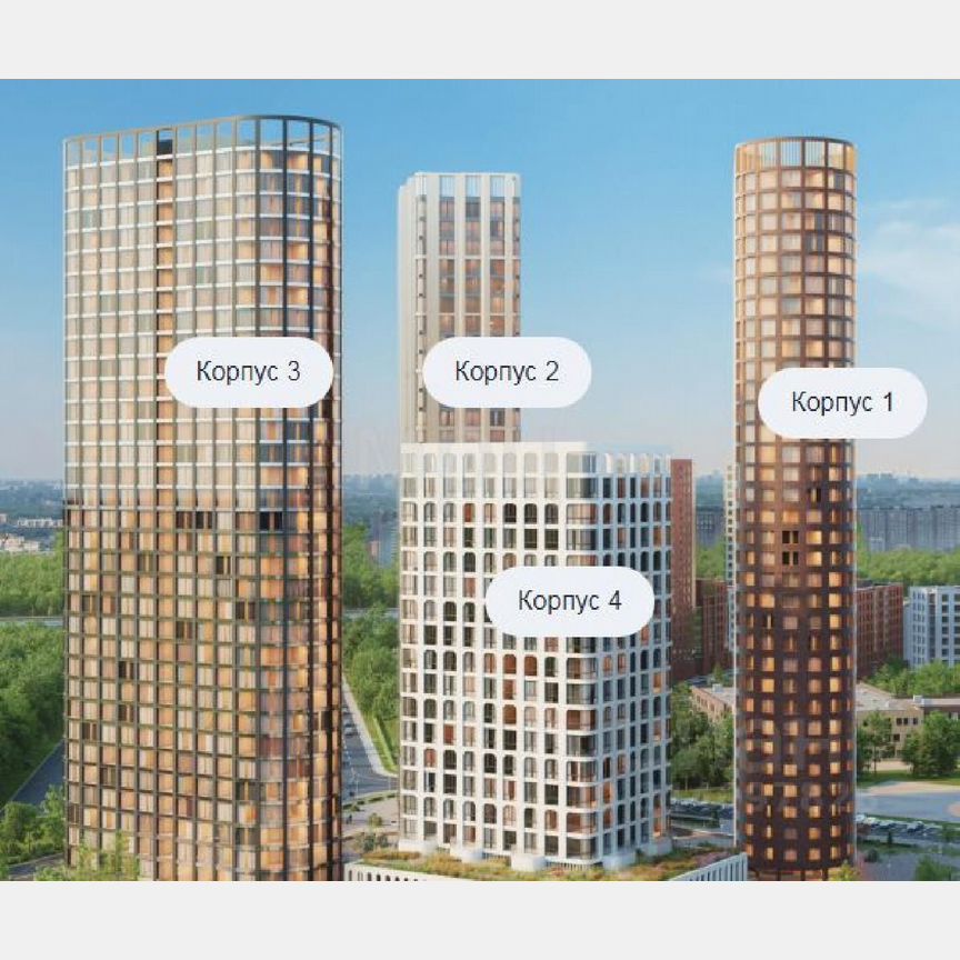 Квартира-студия, 28 м², 20/35 эт.