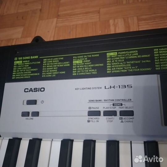 Синтезатор casio LK-135