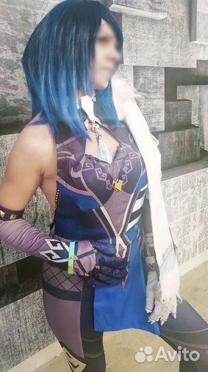 Косплей Yelan Геншин Импакт аниме костюм