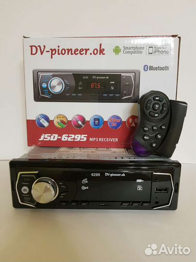 Автомагнитола Pioneer с Bluetooth USB AUX