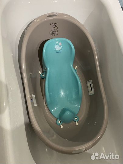 Ванночка с горкой для купания малышей