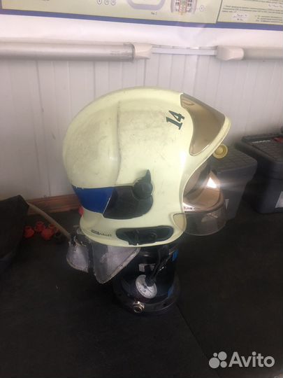 Шлем каска пожарного gallet