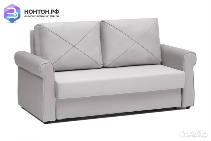 Диван еврокнижка Лира серый