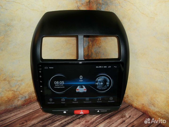 Магнитола Mitsubishi ASX Android GPS WiFi