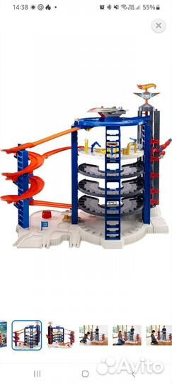 Hot wheels большая парковка