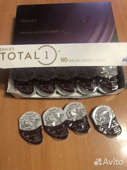 Линзы контактные однодневные alcon -6.0Д